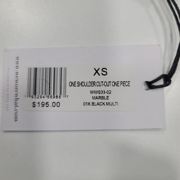 WeWoreWhat One-Shoulder Cutout One-Piece Sz X-Small - Picture 5 of 8